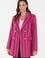 Kadın Fuşya Kaşe Kaban