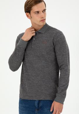 Erkek Gri Melanj Sweatshirt - 50290755019