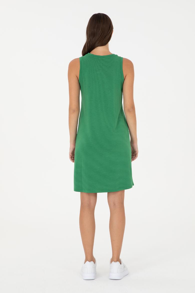 Kadın Yeşil Örme Elbise - 50281743026