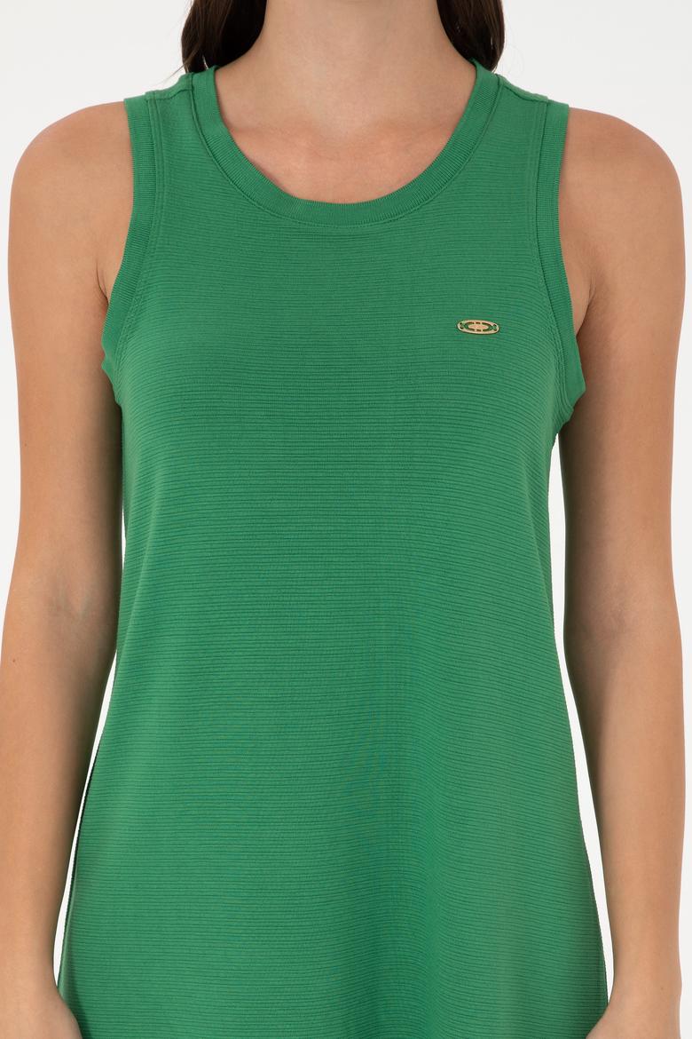 Kadın Yeşil Örme Elbise - 50281743026