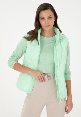 Kadın Yeşil Yelek - 50291311058