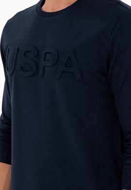 Erkek Regular Fit Bisiklet Yaka Lacivert Basic Sweatshirt - 50289058009