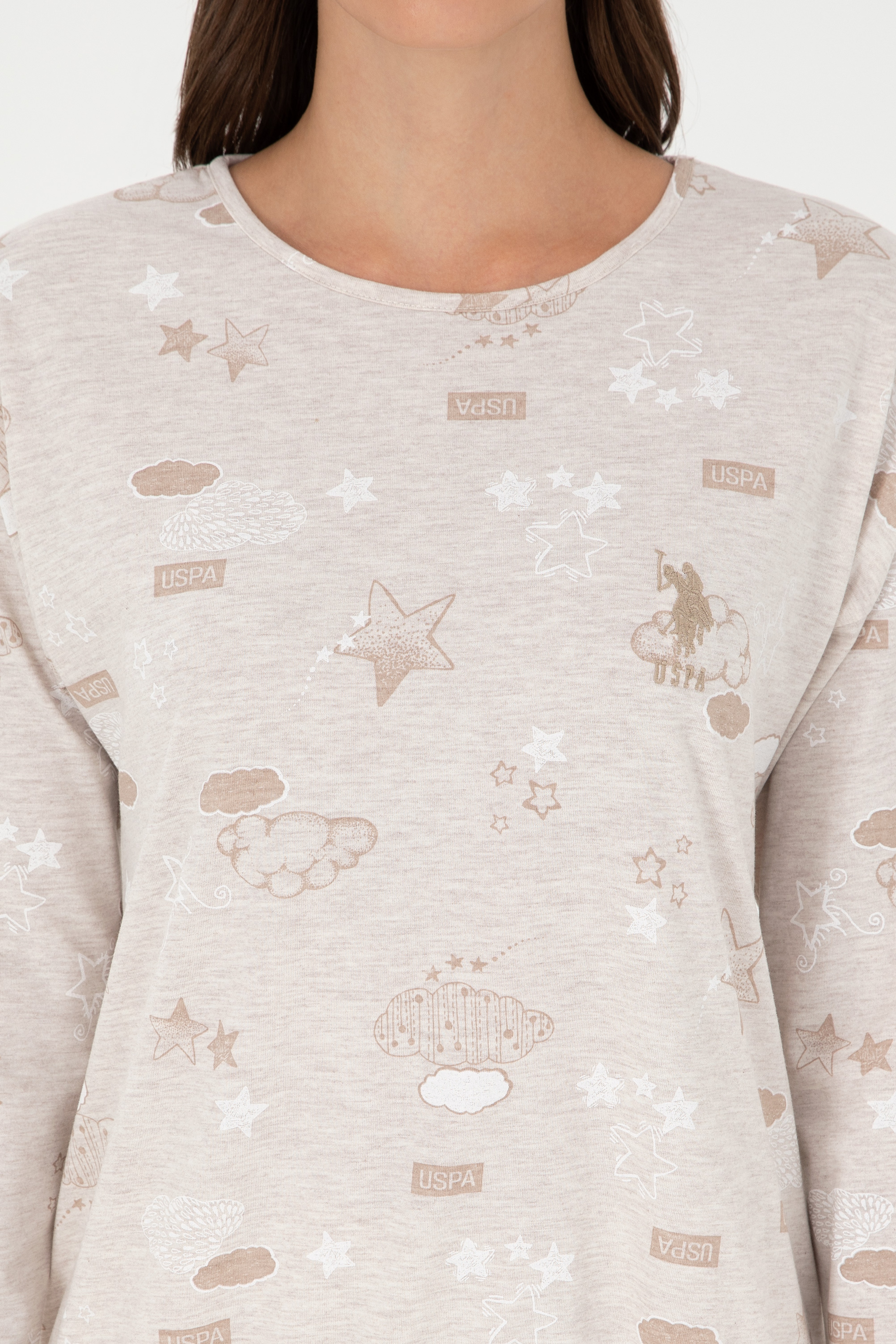 Kadın Bej Pijama Takımı - Image 6