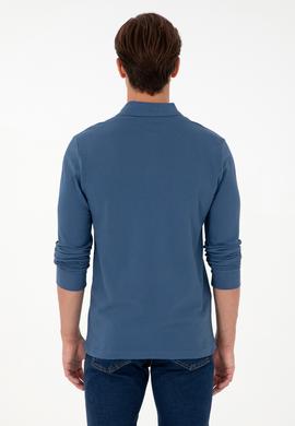 Erkek İndigo Basic Sweatshirt - 50289051228