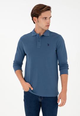 Erkek İndigo Basic Sweatshirt - 50289051228