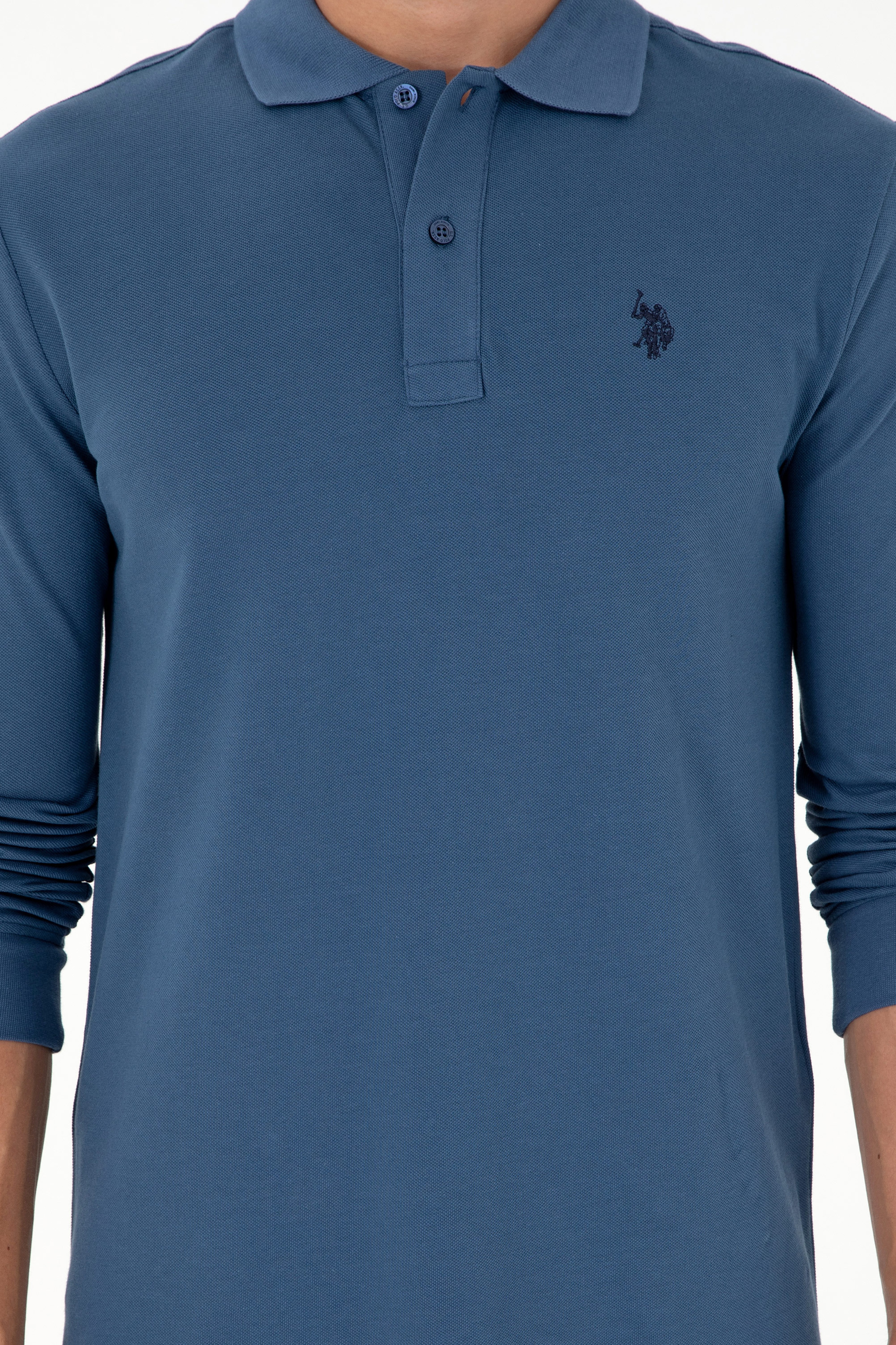 Erkek İndigo Basic Sweatshirt