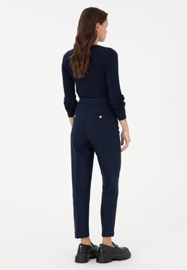 Kadın Lacivert Kanvas Pantolon - 50290404005