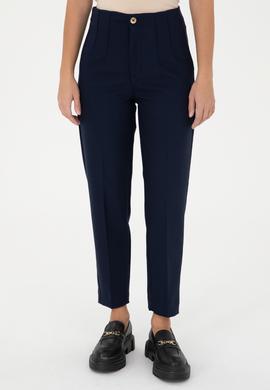 Kadın Lacivert Kanvas Pantolon - 50290404005