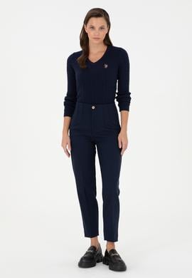 Kadın Lacivert Kanvas Pantolon - 50290404005