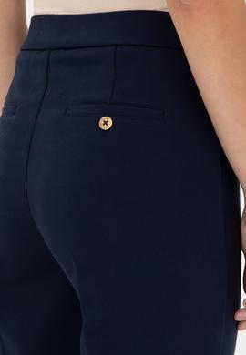 Kadın Lacivert Kanvas Pantolon - 50290404005