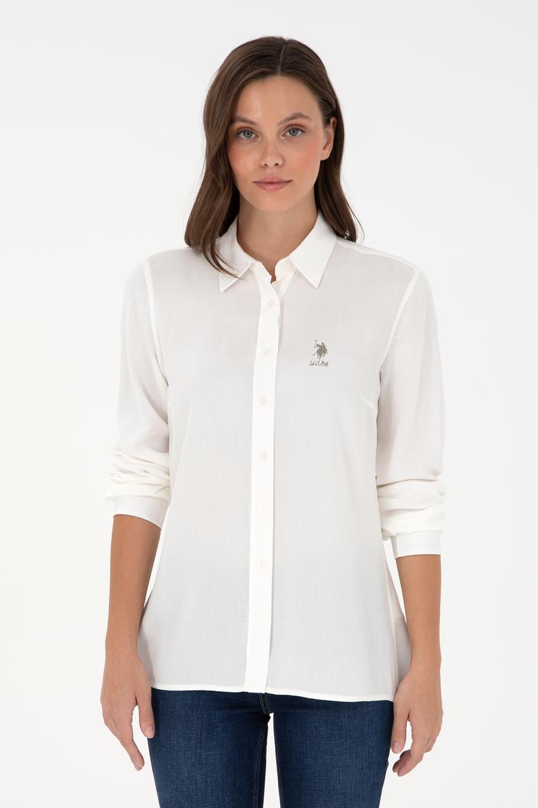 Kadın Krem Uzun Kollu Gömlek