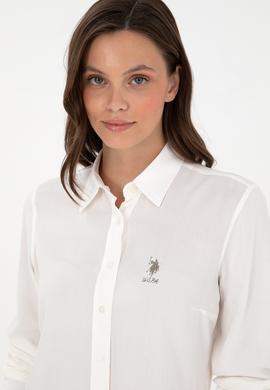 Kadın Krem Uzun Kollu Gömlek - 50297165005