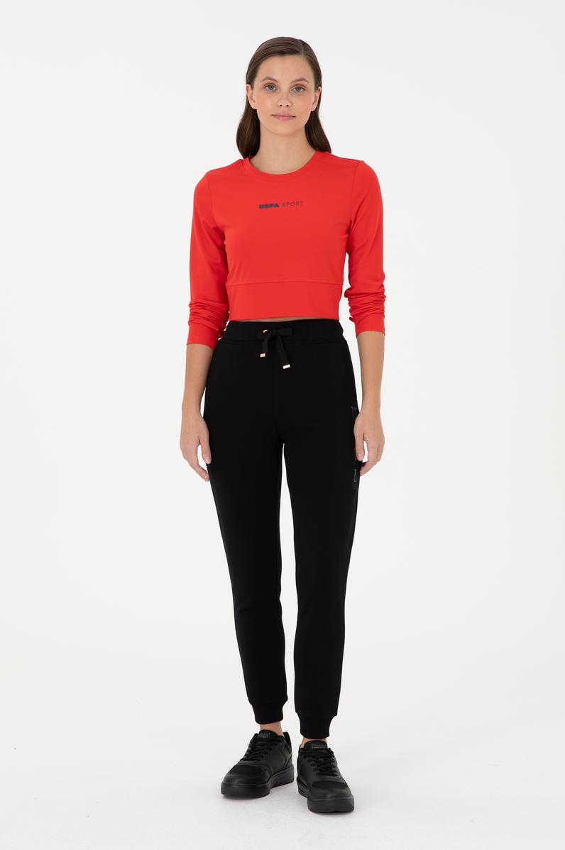 Kadın Siyah Jogger Eşofman Altı