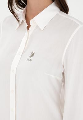 Kadın Krem Uzun Kollu Gömlek - 50297165005