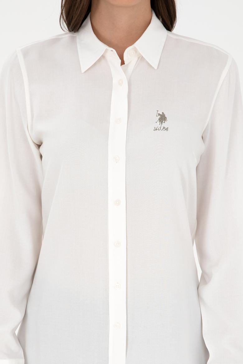 Kadın Krem Uzun Kollu Gömlek - 50297165005