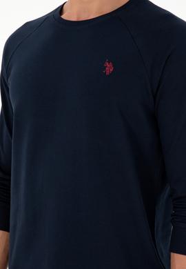 Erkek Lacivert Basic Sweatshirt - 50295159050