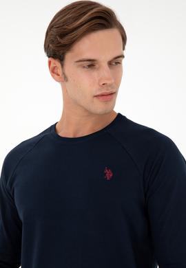 Erkek Lacivert Basic Sweatshirt - 50295159050