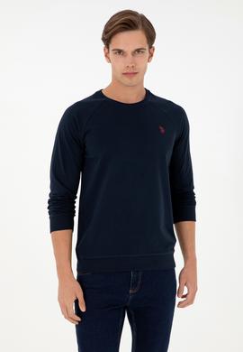 Erkek Lacivert Basic Sweatshirt - 50295159050