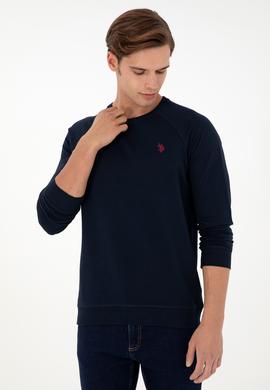 Erkek Lacivert Basic Sweatshirt - 50295159050