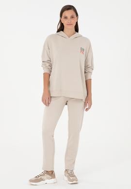 Kadın Taş Kapüşonlu Sweatshirt - 50291265006