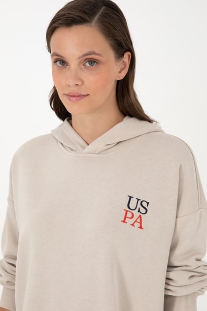 Kadın Taş Kapüşonlu Sweatshirt