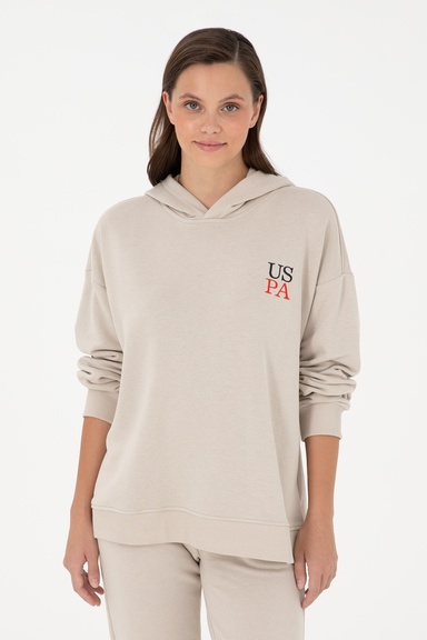 Kadın Taş Kapüşonlu Sweatshirt