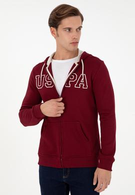 Erkek Bordo Örme Hırka - 50295172007