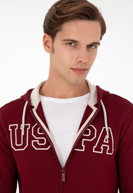 Erkek Bordo Örme Hırka - 50295172007