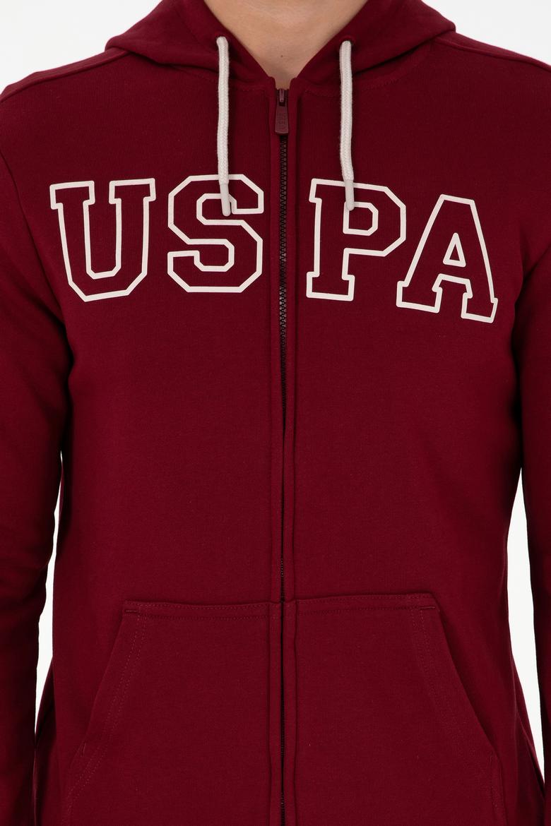 Erkek Bordo Örme Hırka - 50295172007