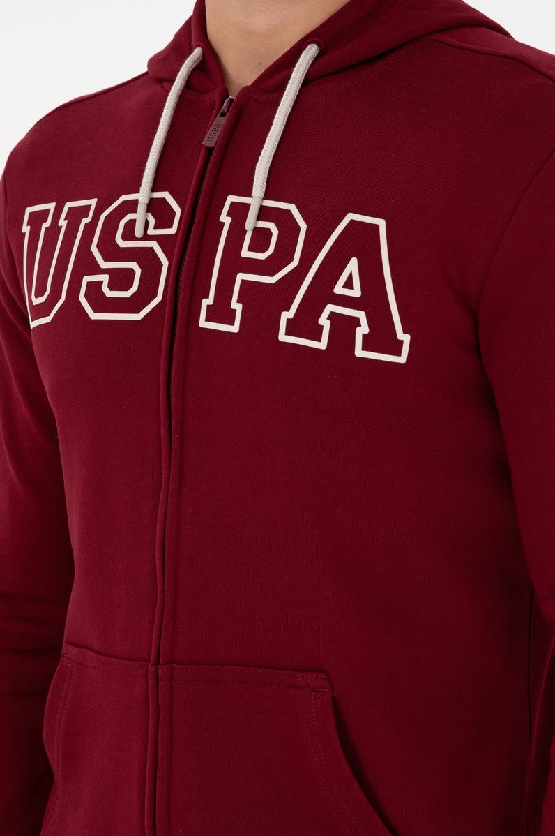 Erkek Bordo Örme Hırka