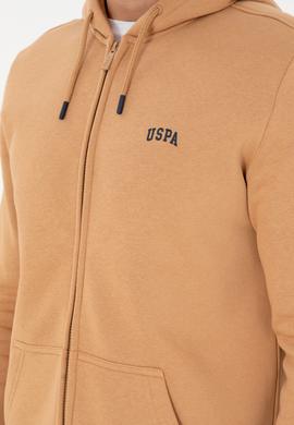 Erkek Camel Şardonlu Örme Hırka - 50293146096