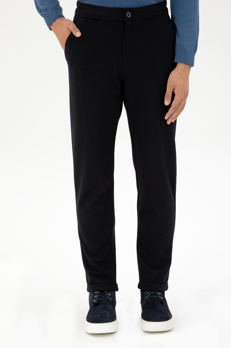 Erkek Lacivert Kanvas Pantolon