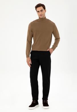 Erkek Siyah Kanvas Pantolon - 50297846254