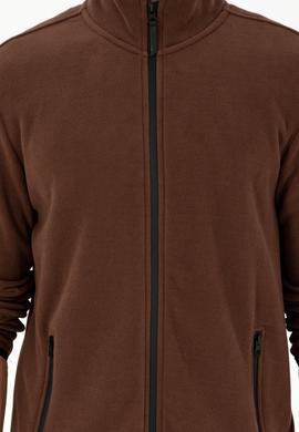 Erkek Kahverengi Basic Polar Hırka - 50298066067