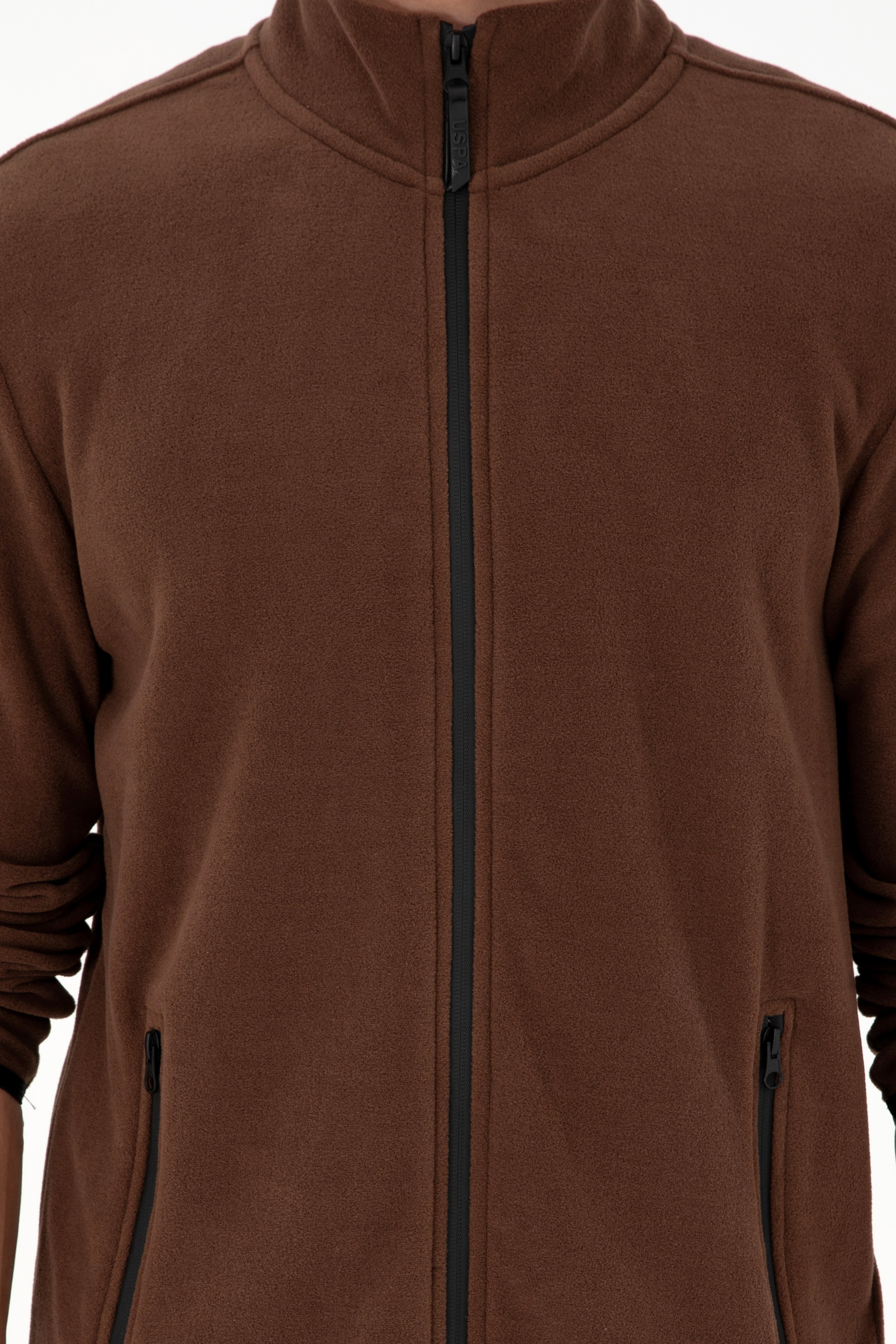 Erkek Kahverengi Basic Polar Hırka - Image 7