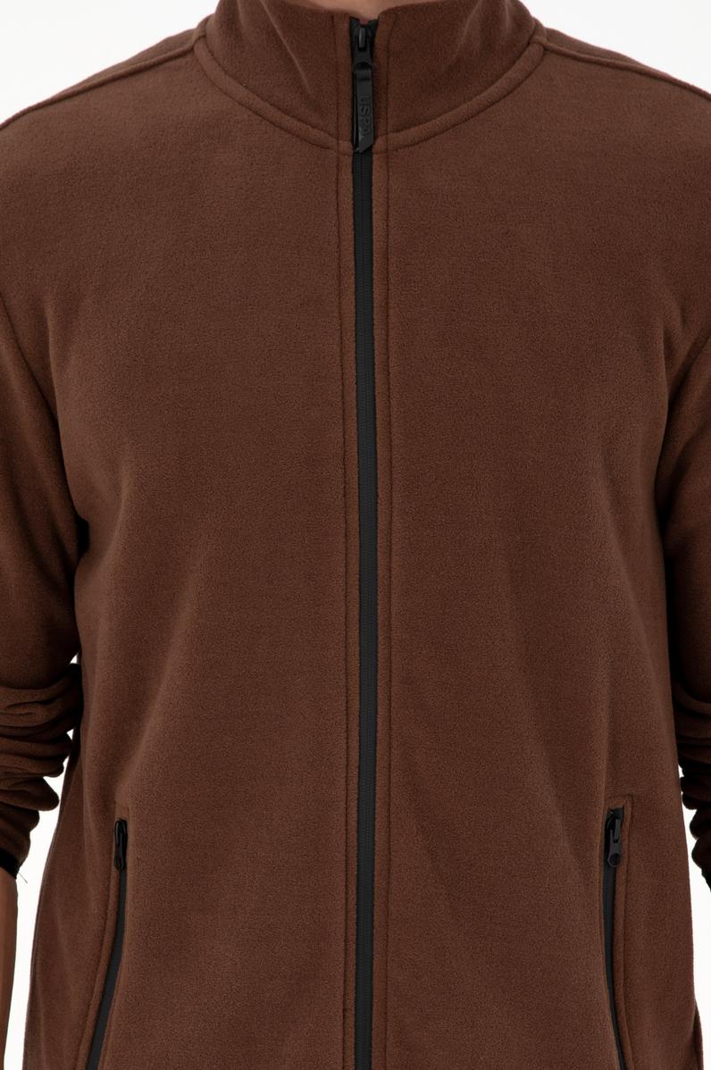 Erkek Kahverengi Basic Polar Hırka