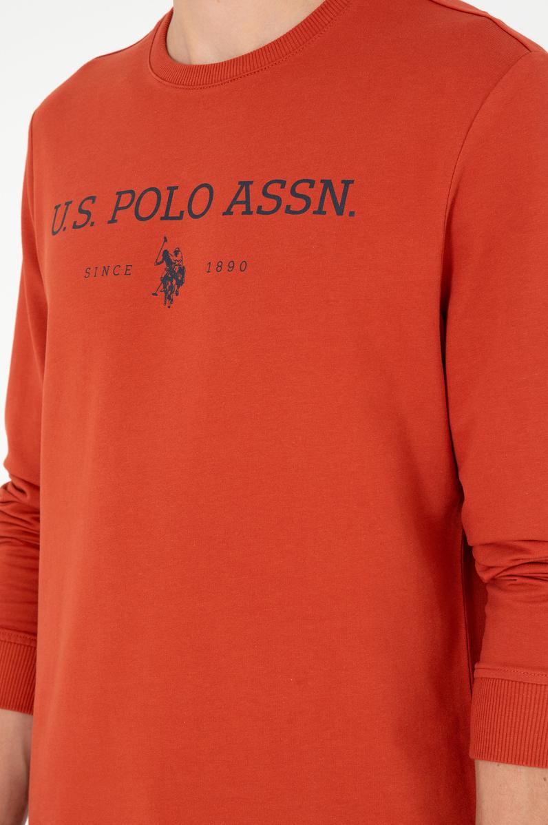 Erkek Kiremit Sweatshirt