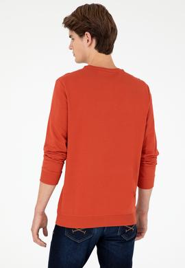 Erkek Kiremit Sweatshirt - 50293362031