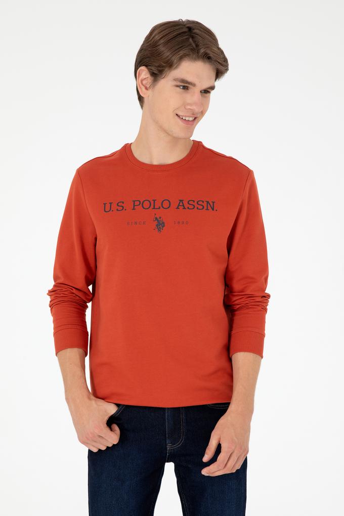 Erkek Kiremit Sweatshirt