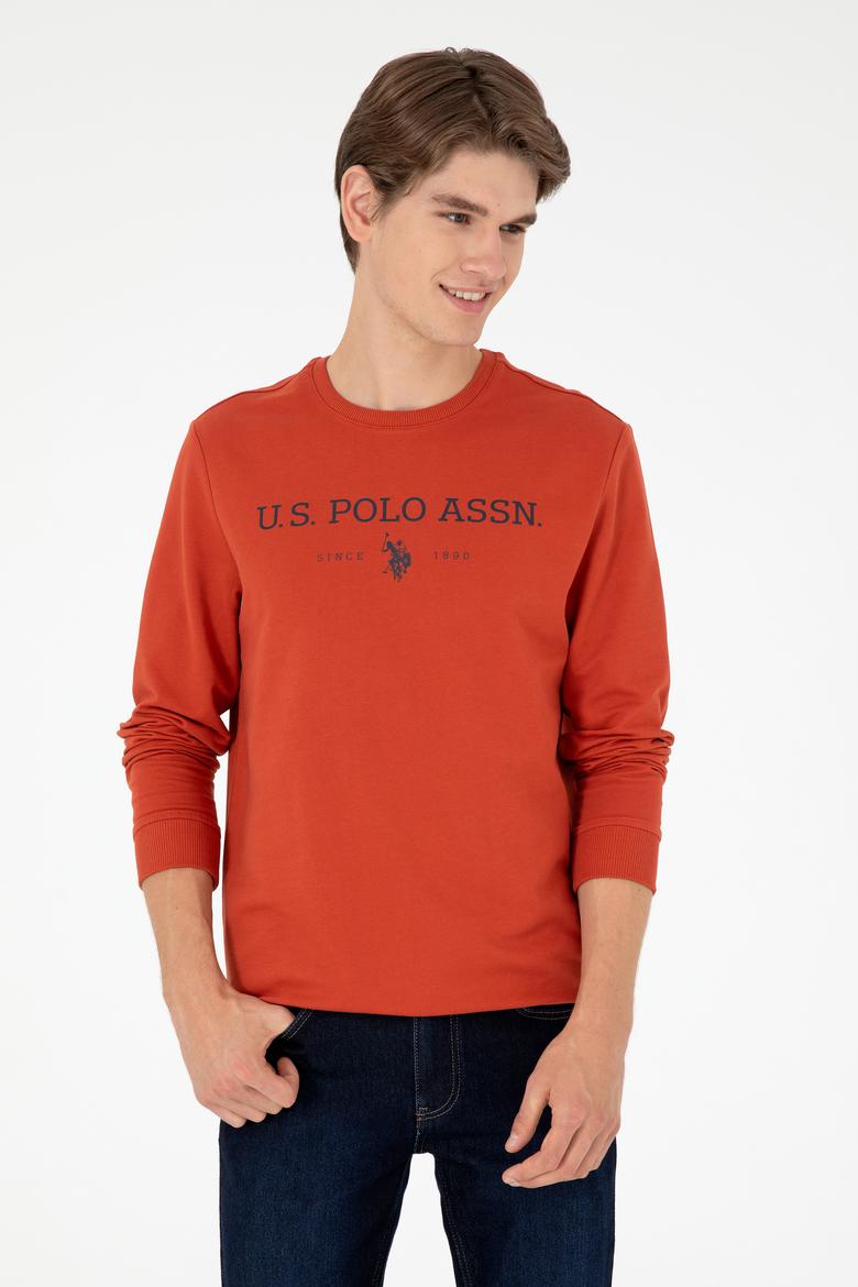 Erkek Kiremit Sweatshirt