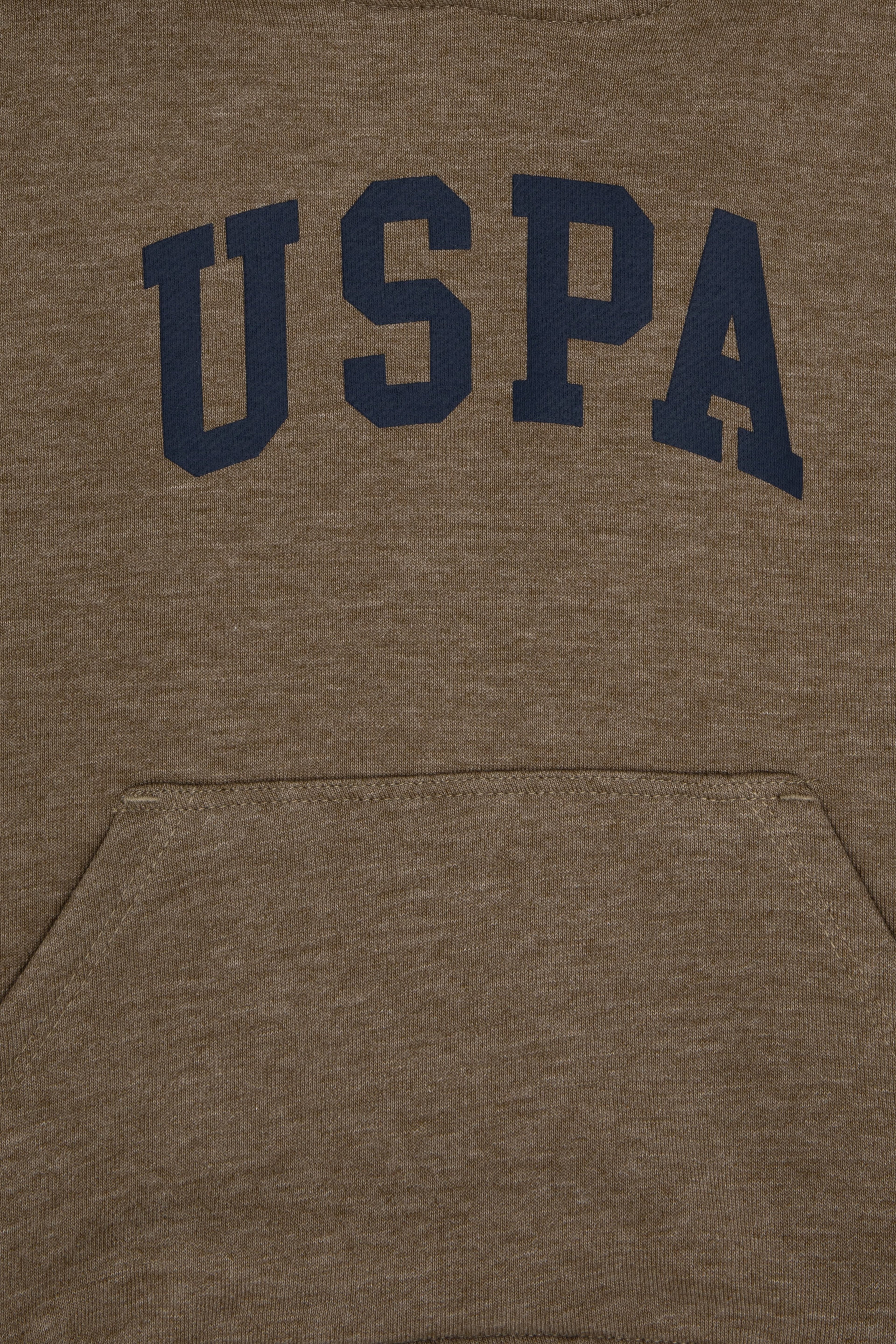 Erkek Çocuk Haki Basic Kapüşonlu Sweatshirt - Image 3