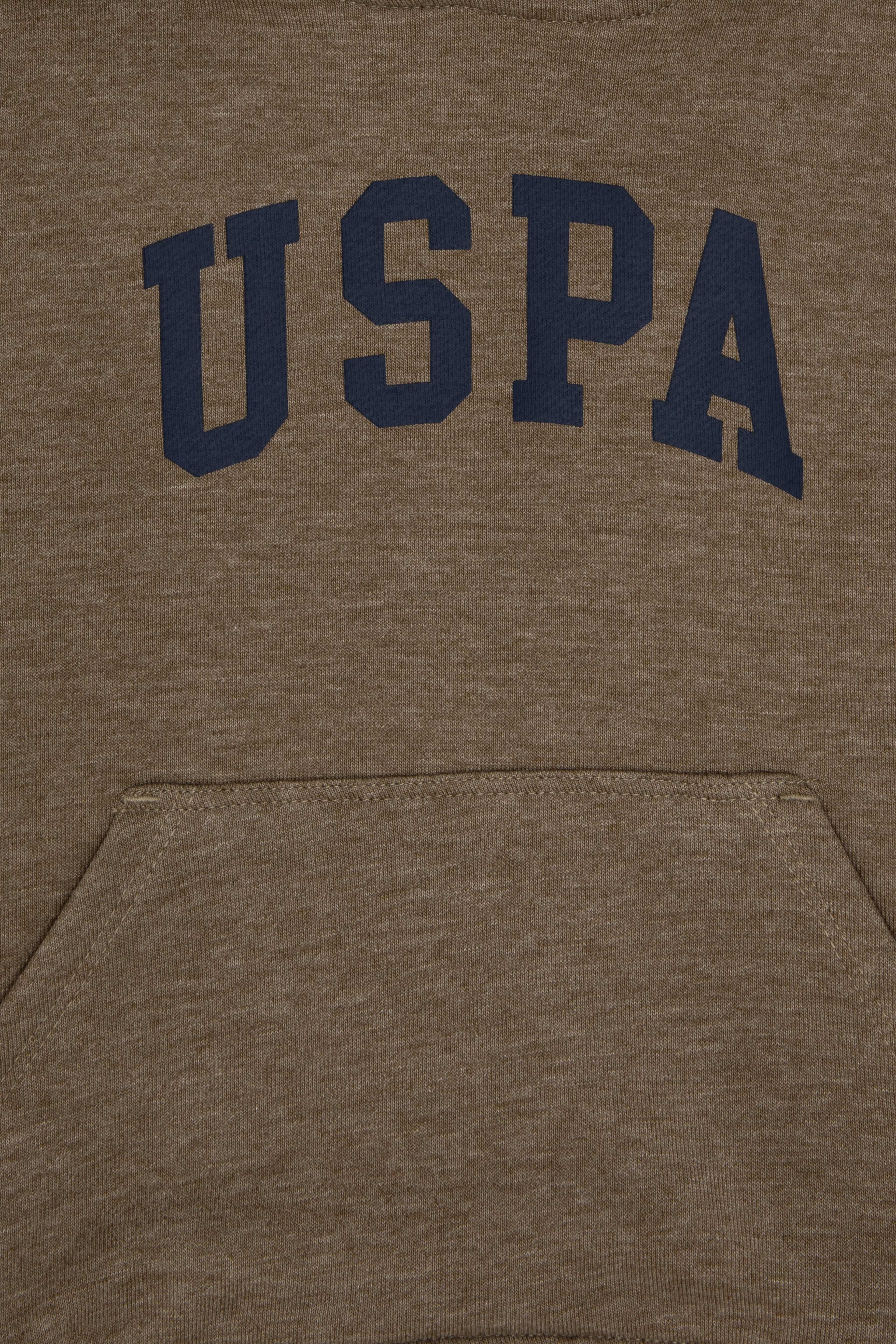 Erkek Çocuk Haki Basic Kapüşonlu Sweatshirt