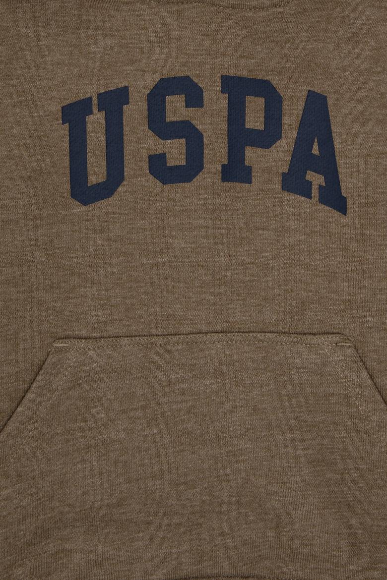 Erkek Çocuk Haki Basic Kapüşonlu Sweatshirt - 50293614018