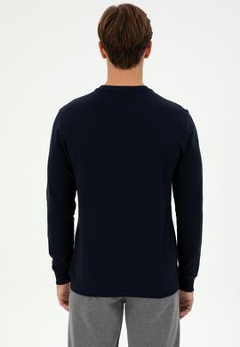 Erkek Lacivert Sweatshirt - 50293463003