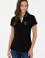 Kadın Siyah Polo Yaka Tişört