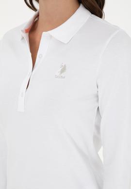 Kadın Beyaz Basic Sweatshirt - 50289541270