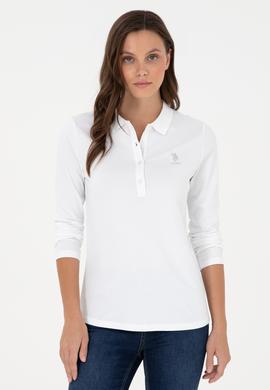 Kadın Beyaz Basic Sweatshirt - 50289541270