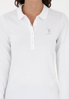 Kadın Beyaz Basic Sweatshirt - 50289541270