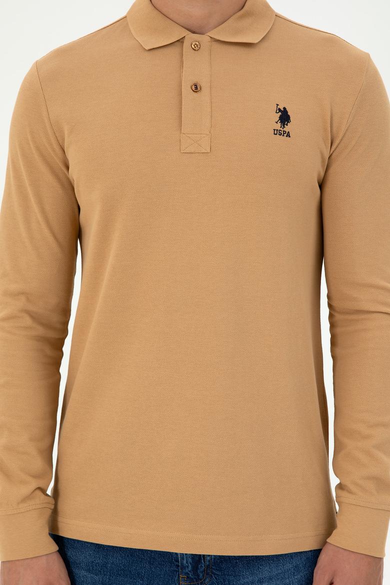 Erkek Camel Basic Sweatshirt - 50289062345