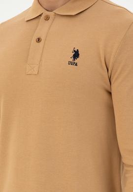 Erkek Camel Basic Sweatshirt - 50289062345